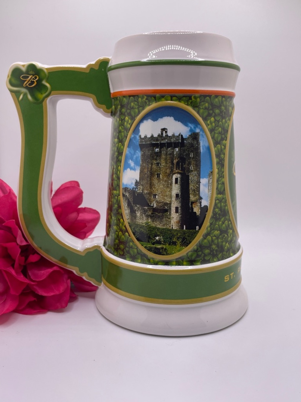 2004 Anheuser-Busch Collection St. Patrick's Day Ceramic Beer Stein - Picture 4 of 7